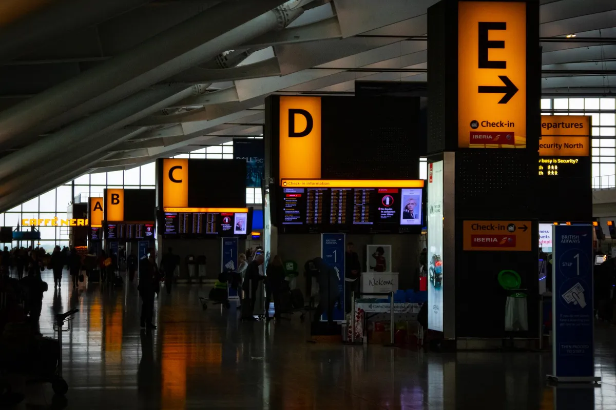 British Airways Executive Club Silver priority check-in