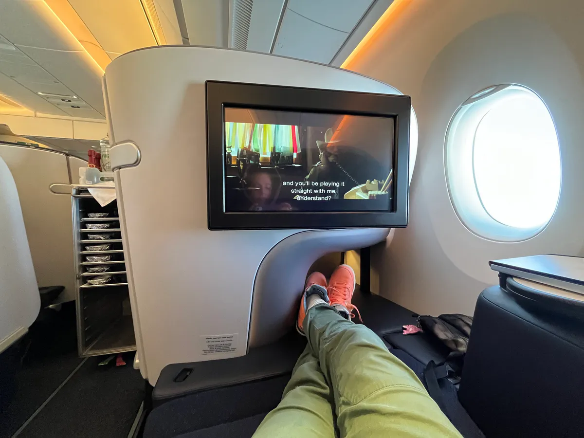 Booked business class on Finnair using best travel credit cards 2026